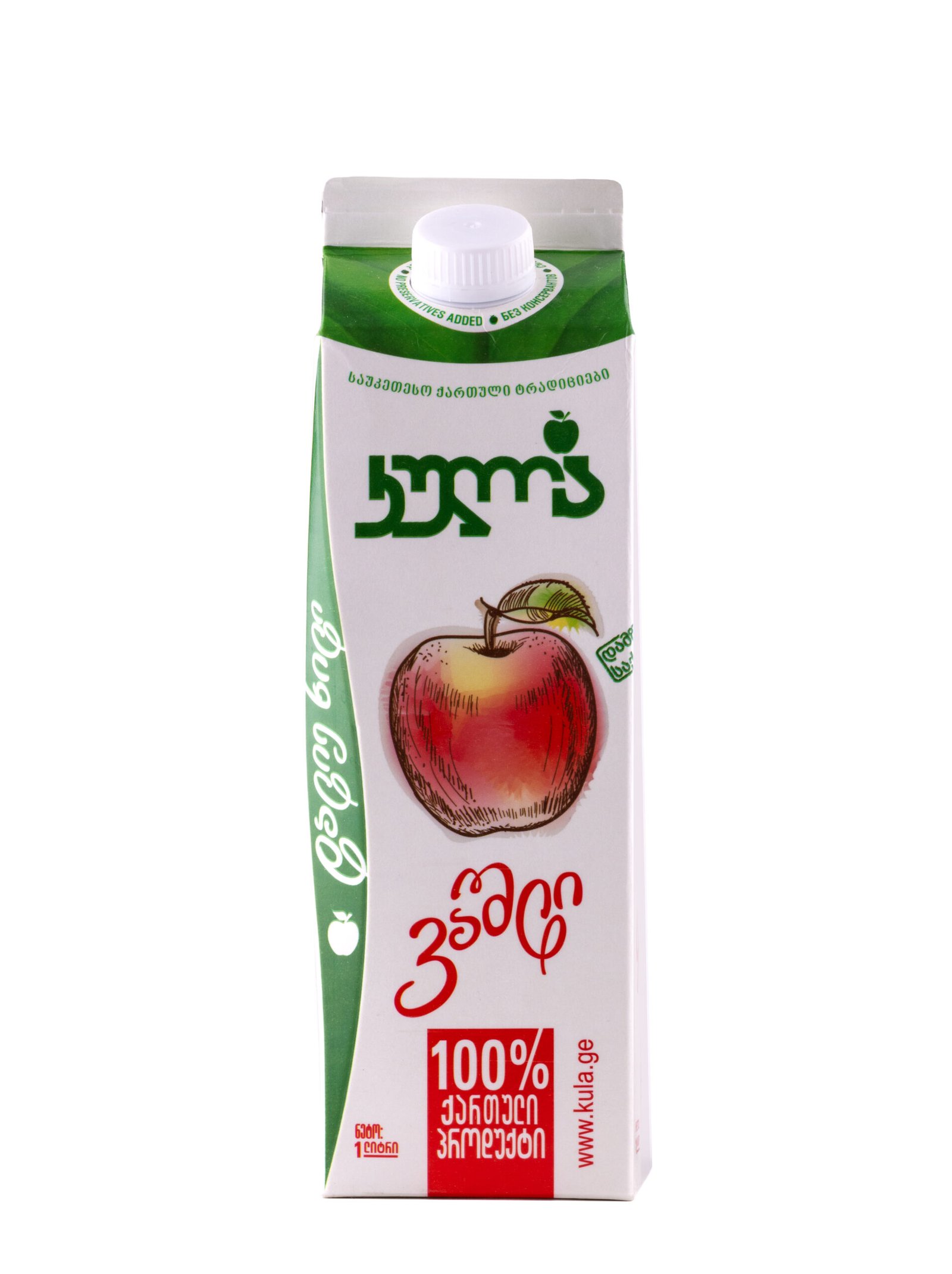 ვაშლის წვენი 1 ლიტრი