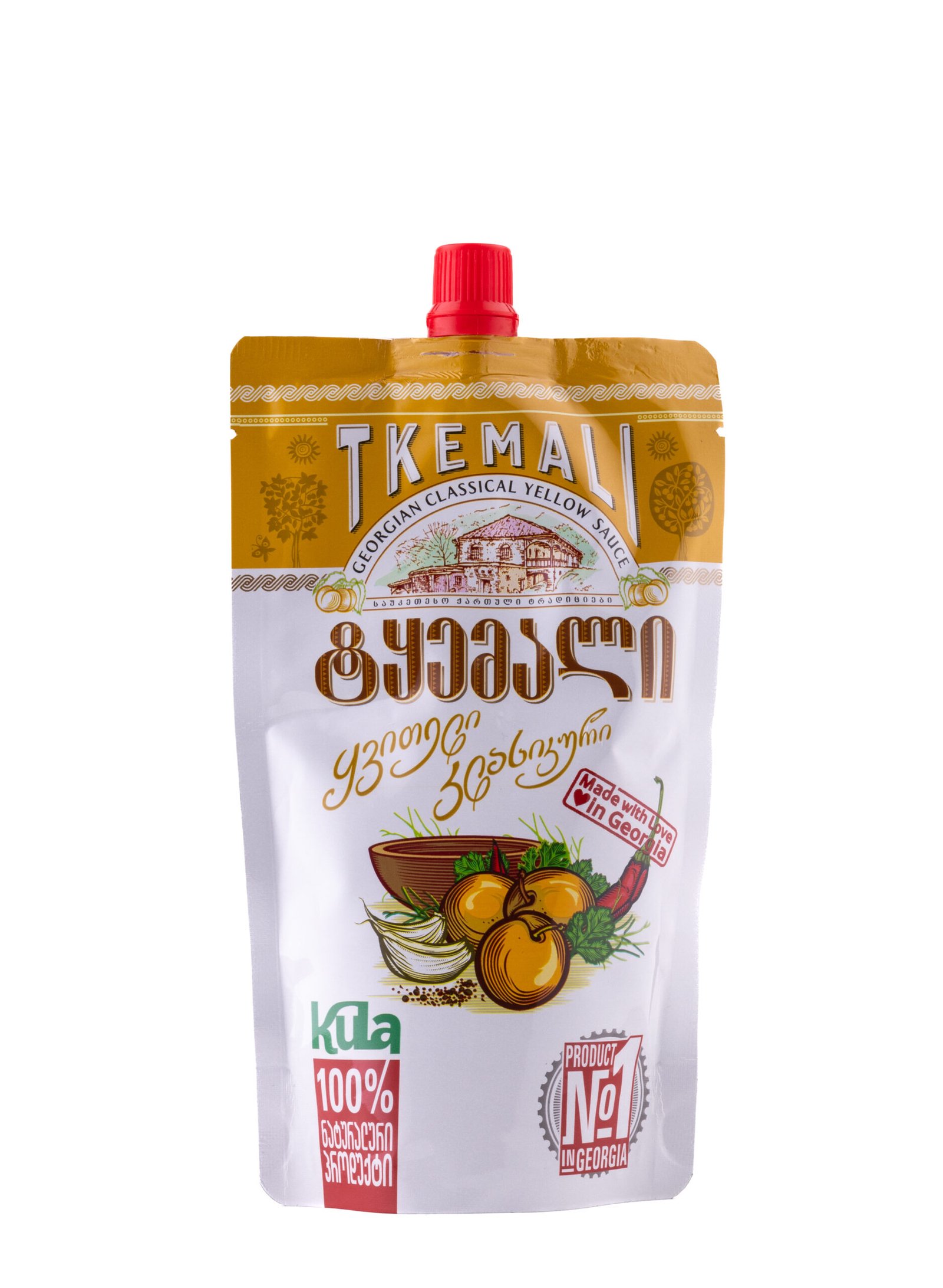 ტყემალი ყვითელი კლასიკური (დოი პაკ) 300 გრამი