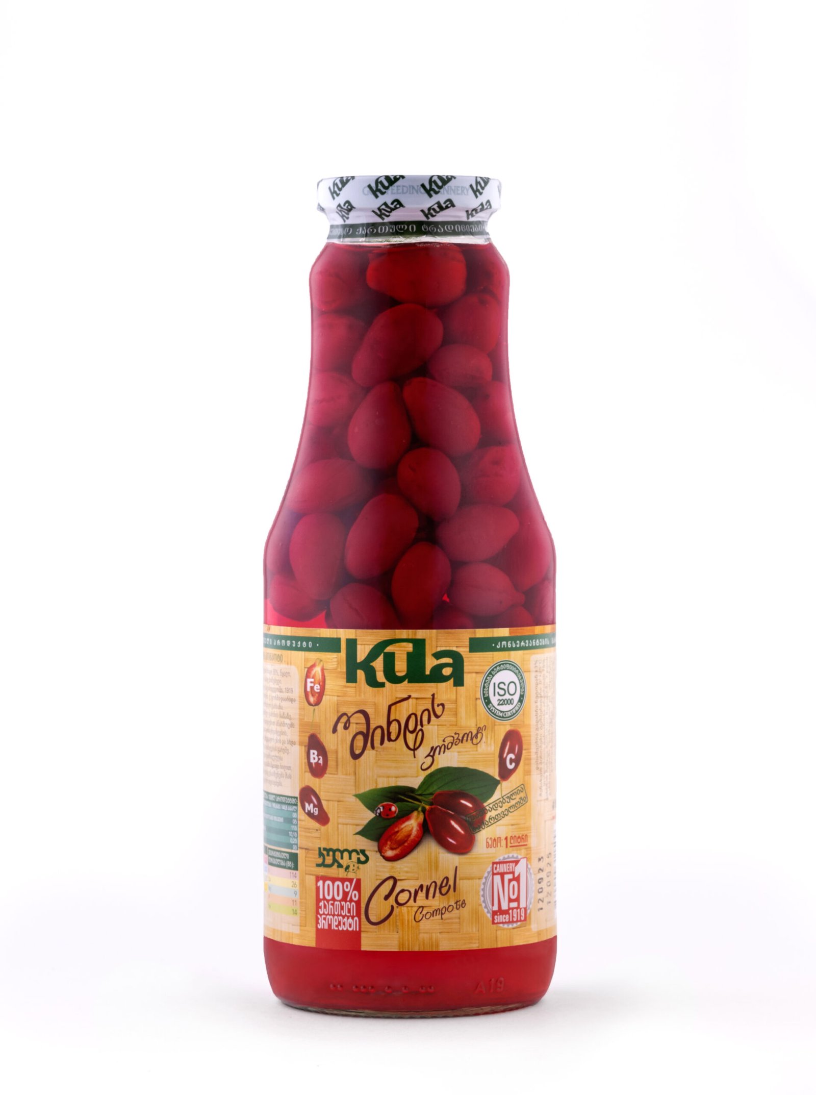 შინდის კომპოტი 1 ლიტრი