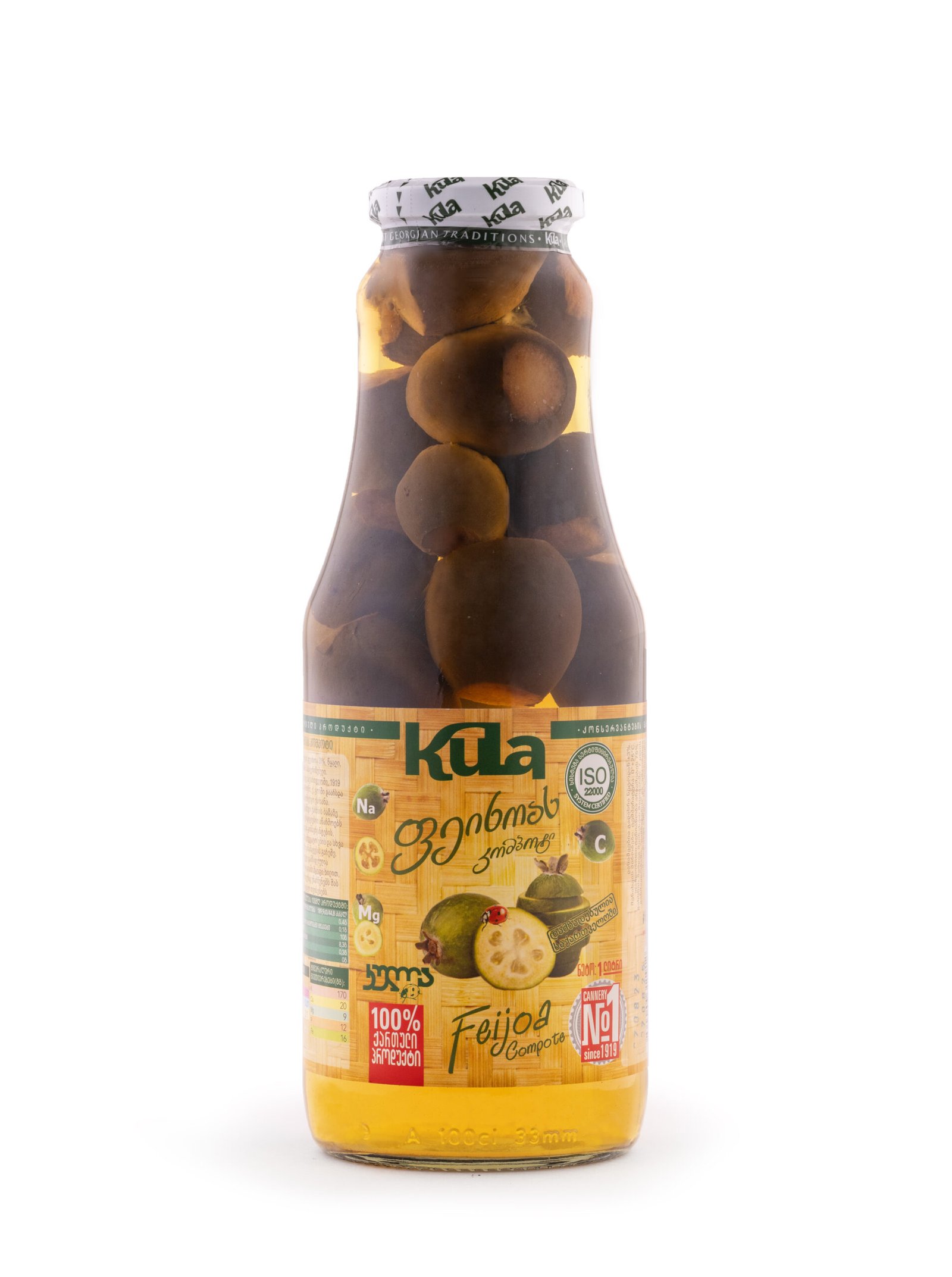 ფეიხოას კომპოტი 1 ლიტრი