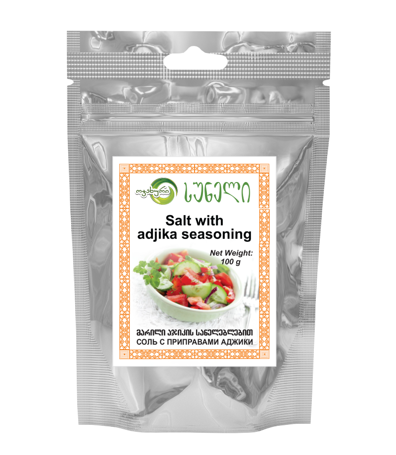 მარილი აჯიკის სანელებლებით (100 გრ)