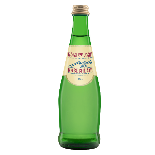 ნაბეღლავი მინერალური წყალი 0,5ლ შუშა