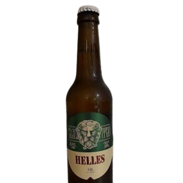 ლუდი შავი ლომი Helles - 0.33ლ შუშა